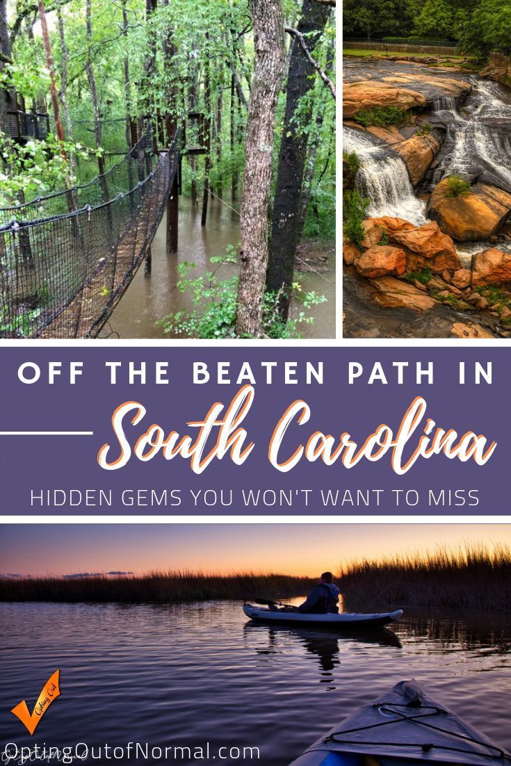Off the Beaten Path in South Carolina. 8 Hidden Gems you Shouldn't Miss -   19 travel destinations Places To Visit vacations ideas