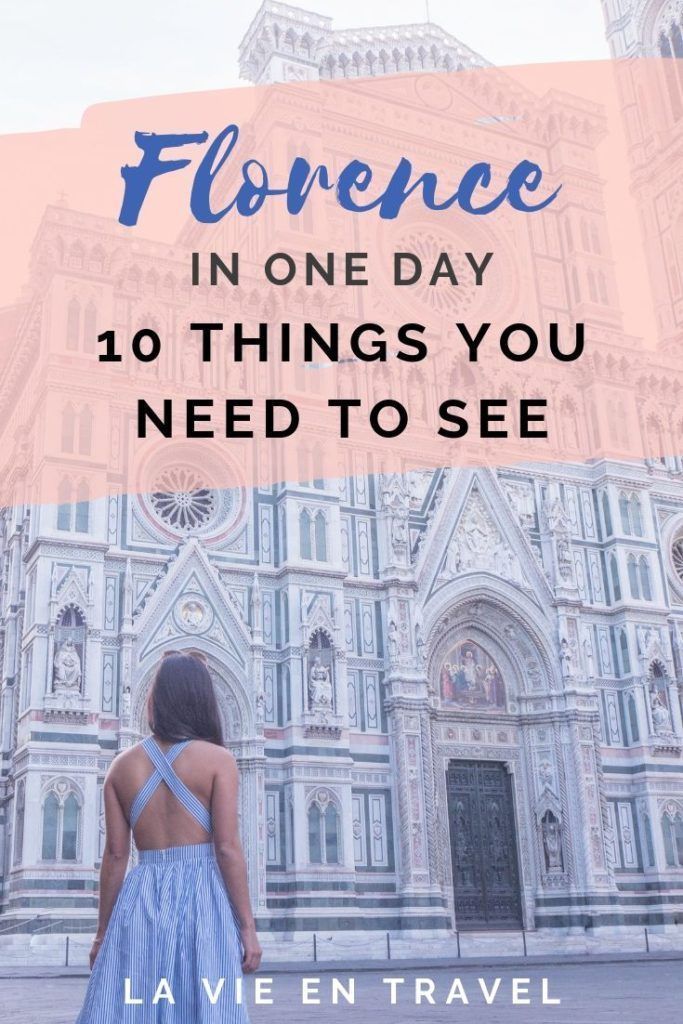 10 Places to Visit in Florence in 1 Day - Things You Must Do in Florence -   19 travel destinations Places To Visit vacations ideas