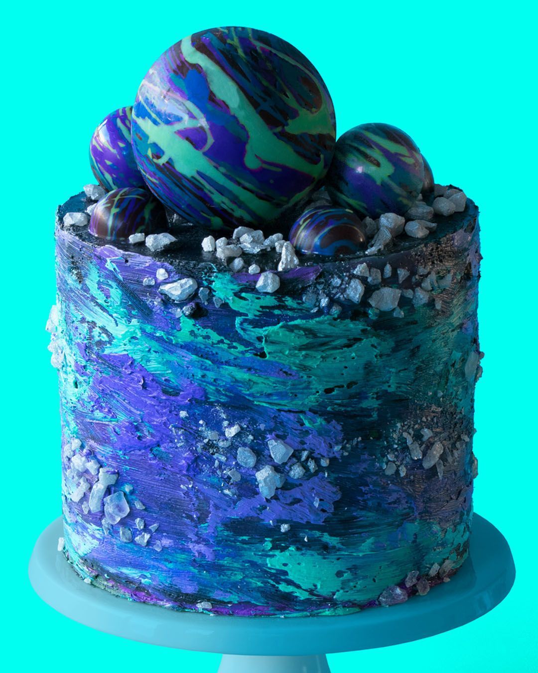 Midnight Galaxy Cake -   20 amazing cake Videos ideas