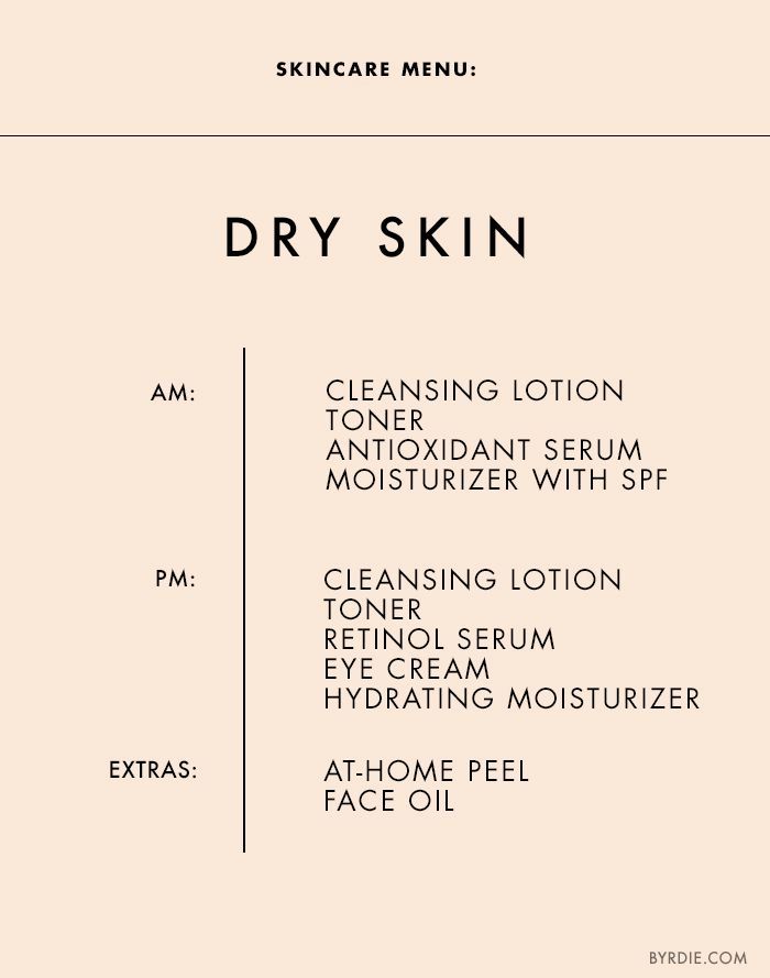 The Exact Regimen You Should Be Following for Your Skin Type -   4 skin care Snapchat dry ideas