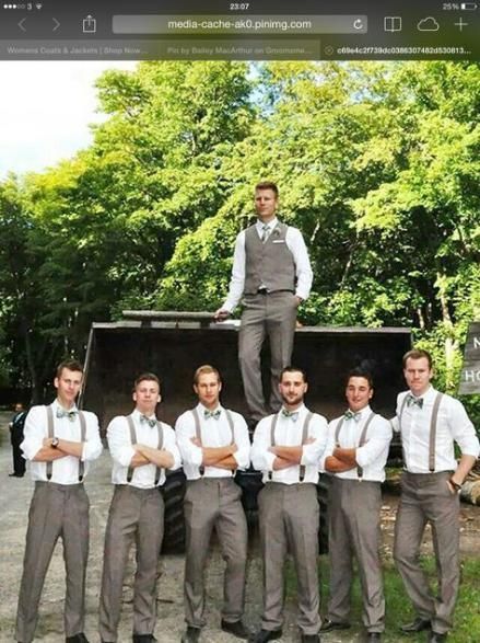 6 wedding Rustic groomsmen ideas