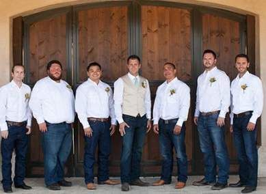 70+ Ideas wedding rustic groomsmen cowboy boots -   6 wedding Rustic groomsmen ideas