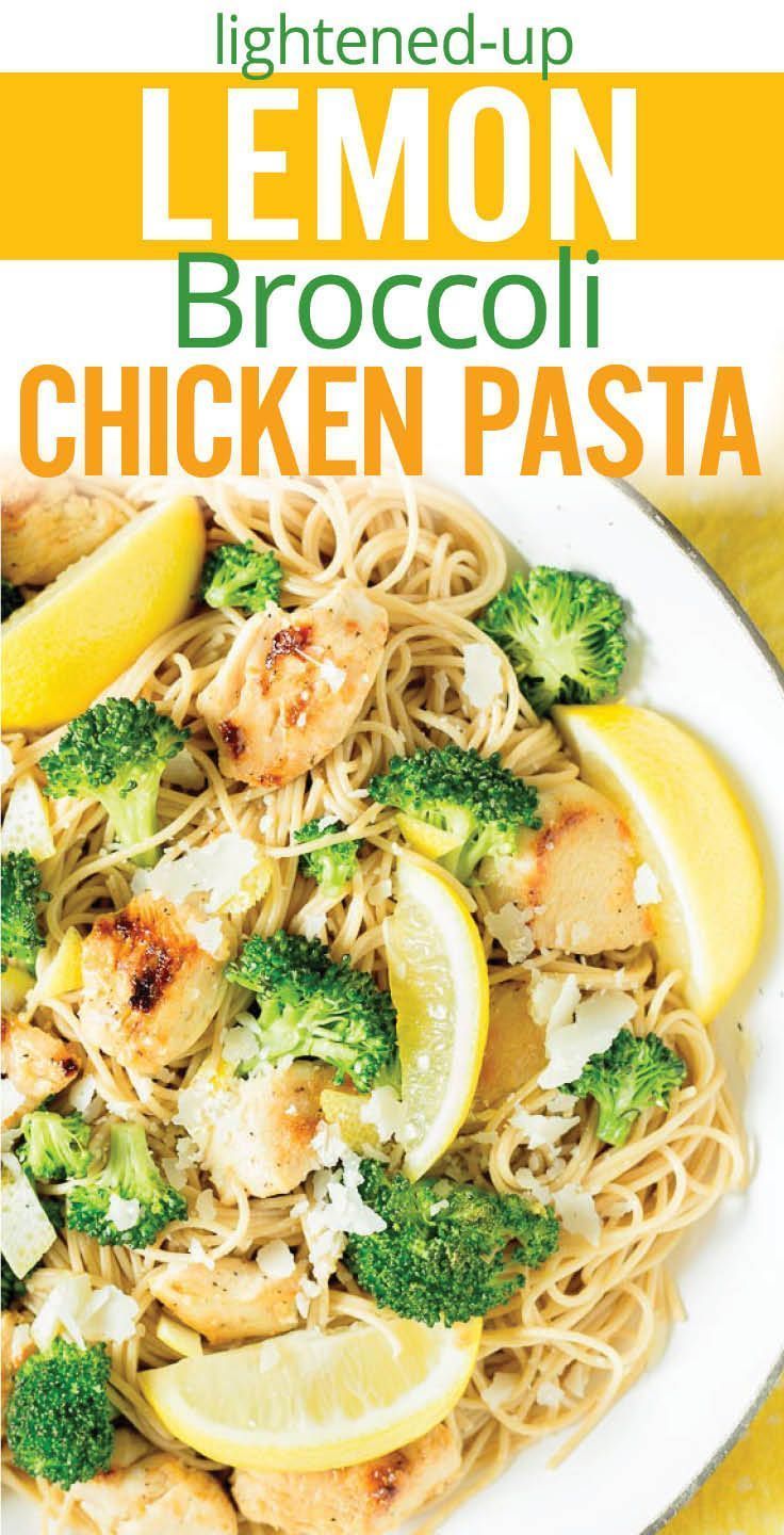 Lemon Chicken Pasta with Broccoli -   7 healthy recipes Chicken pasta ideas