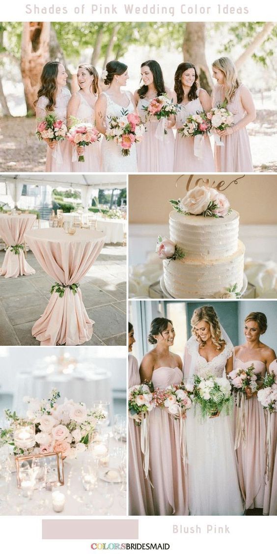 9 Prettiest Shades of Pink Wedding Color Ideas -   8 beach wedding Rose Gold ideas
