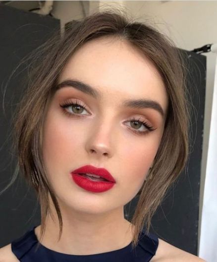 30 trendy makeup red lipstick fall -   8 makeup Simple red ideas