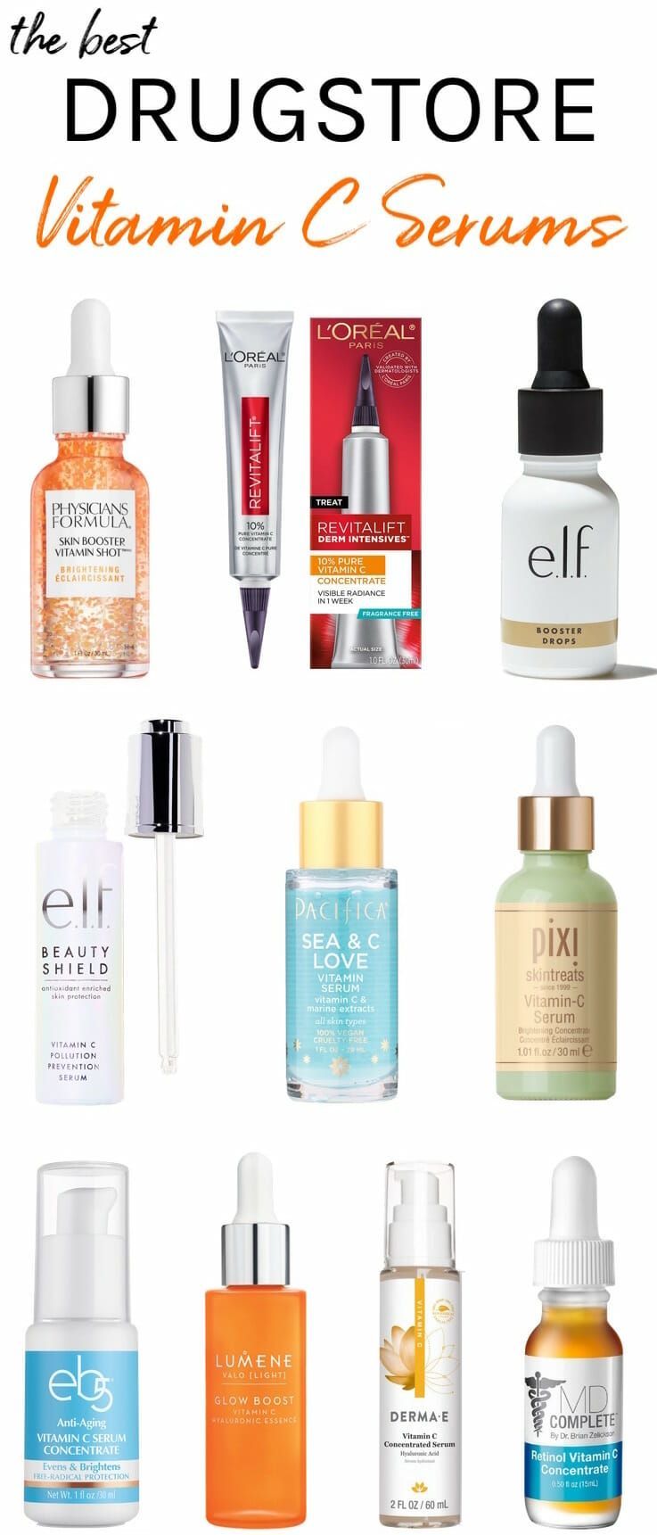 The Best Vitamin C Serums: Drugstore to High-End -   8 skin care Drugstore style ideas