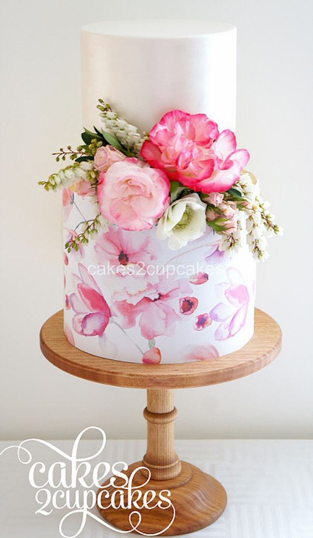 Hand Painted Wedding Cakes -   9 cake Art twitter ideas