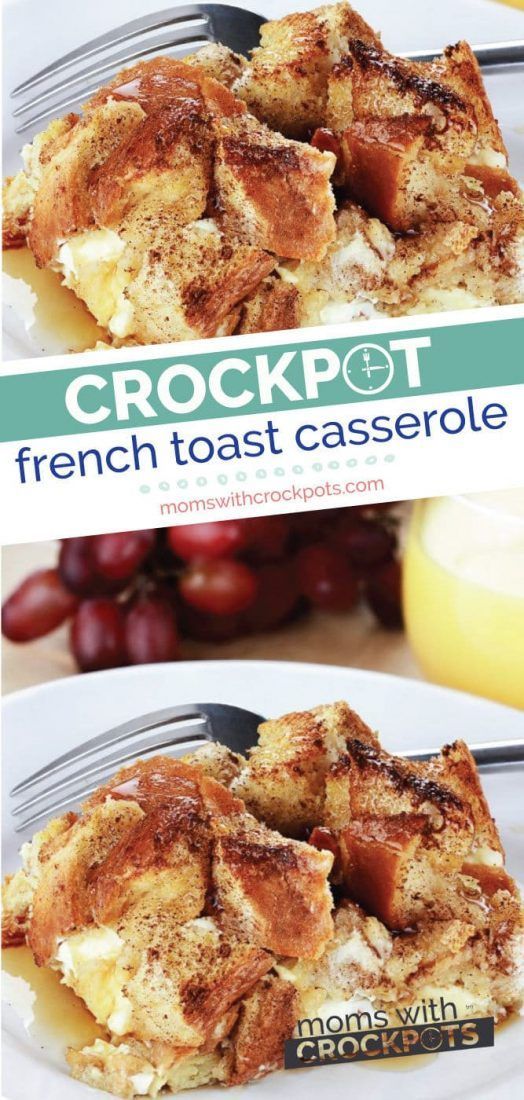 Crockpot French Toast Casserole -   9 desserts Crockpot brunch ideas