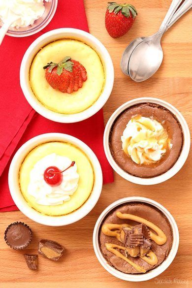 Valentine's Day Desserts for Two -   9 desserts For Two ramekin ideas