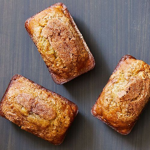 9 desserts Mini banana bread ideas