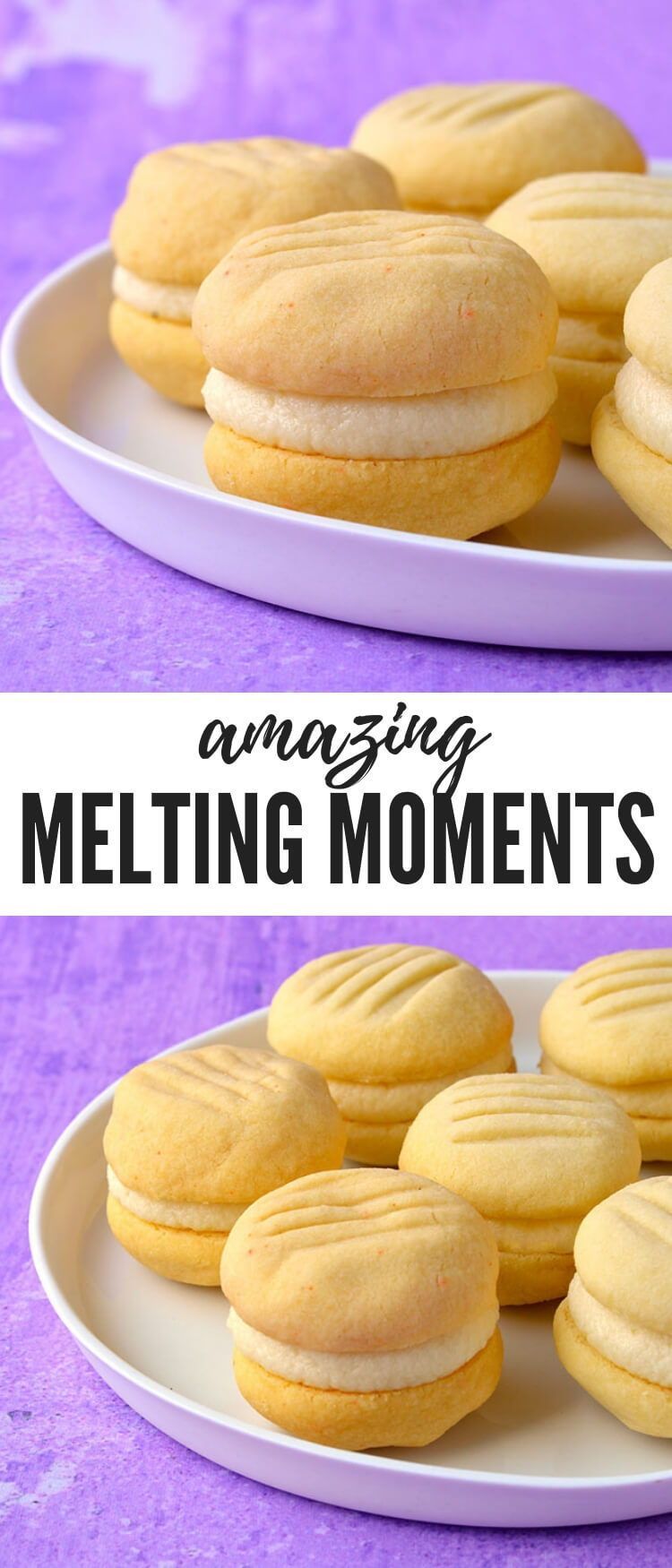 10 desserts Cookies melting moments ideas