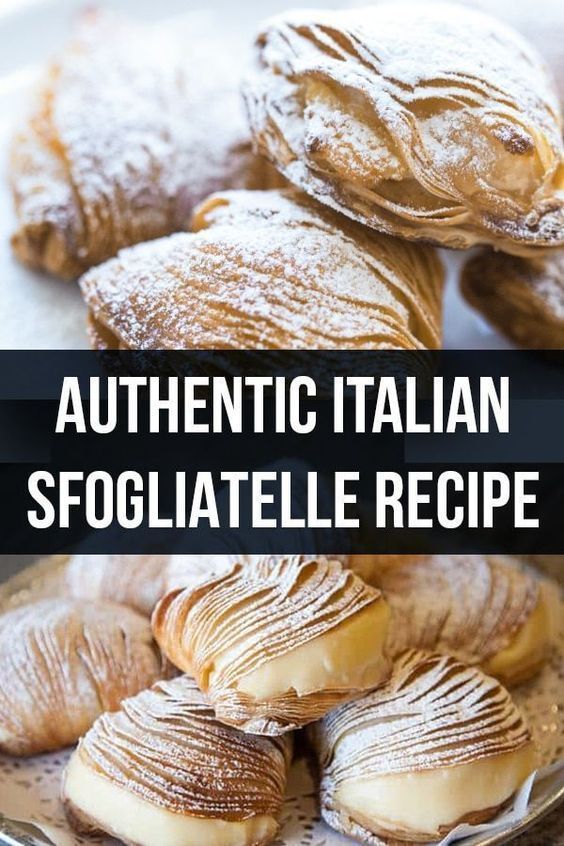 Authentic Italian Sfogliatelle -   10 desserts Italian honey ideas