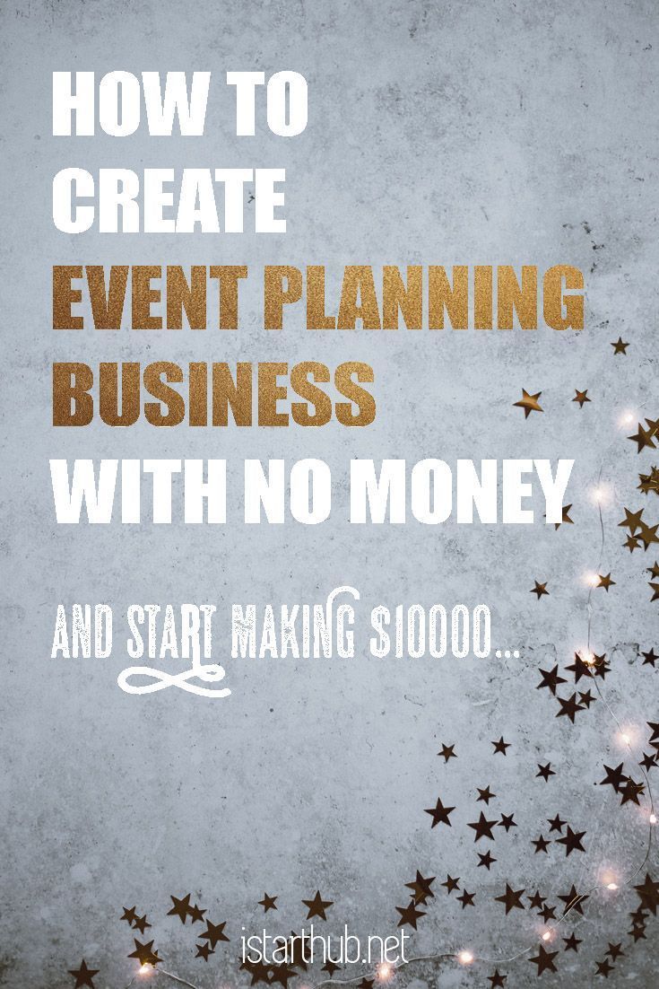 How to start an event planning service with no money -   10 Event Planning Business contract ideas