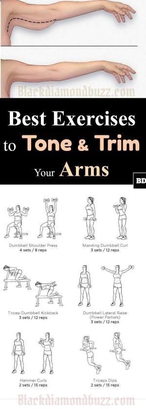Best Exercises to Tone & Trim Your Arms -   10 fitness Sport to get ideas
