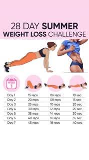 28-Day Challenge Rules to Get Slimmer Body at Home -   10 fitness Sport to get ideas