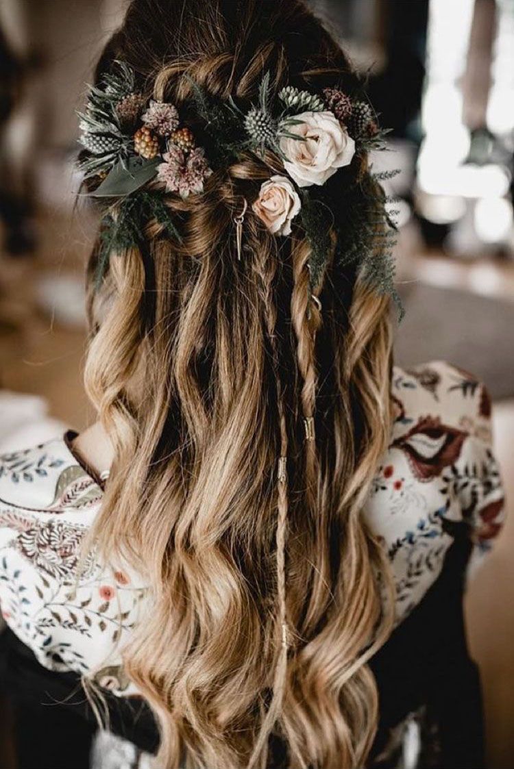 SEEING THESE 61 BRIDE HAIRSTYLES WILL MAKE YOU WANT TO BE A BRIDE RIGHT AWAY - Page 48 of 61 -   11 floral hair Accessories ideas