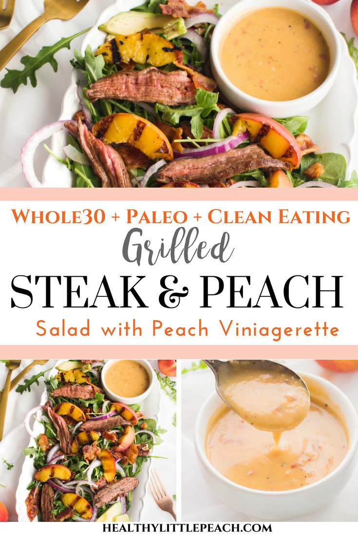 Grilled Peach Steak Salad -   11 healthy recipes Steak cleanses ideas