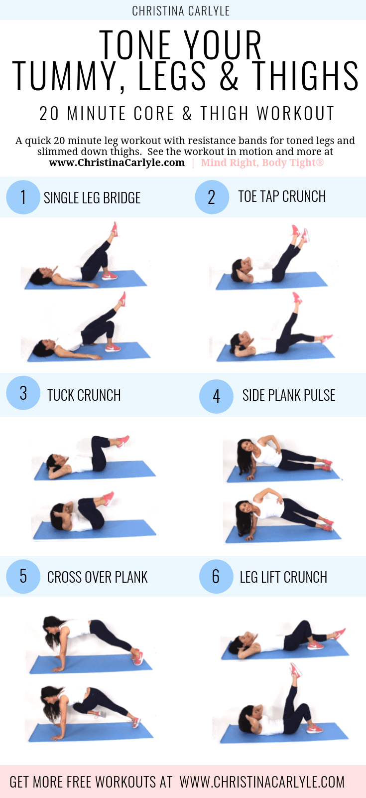 Quick Leg and Ab Workout for Lean Legs and a Toned Tummy -   11 lean fitness Women ideas