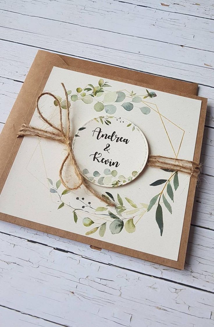 11 wedding Card green ideas