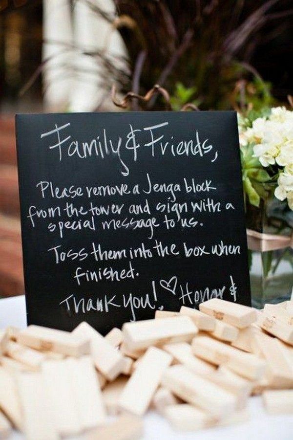 15 Creative Wedding Guest Book Sign in Table Ideas -   12 creative wedding Games ideas