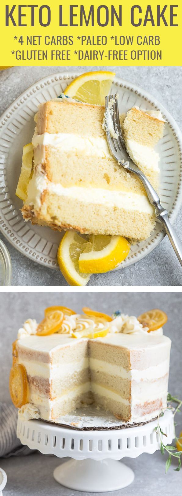 Keto Lemon Cake -   12 desserts For Parties cake ideas