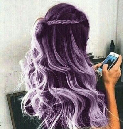 12 hair Purple iris ideas