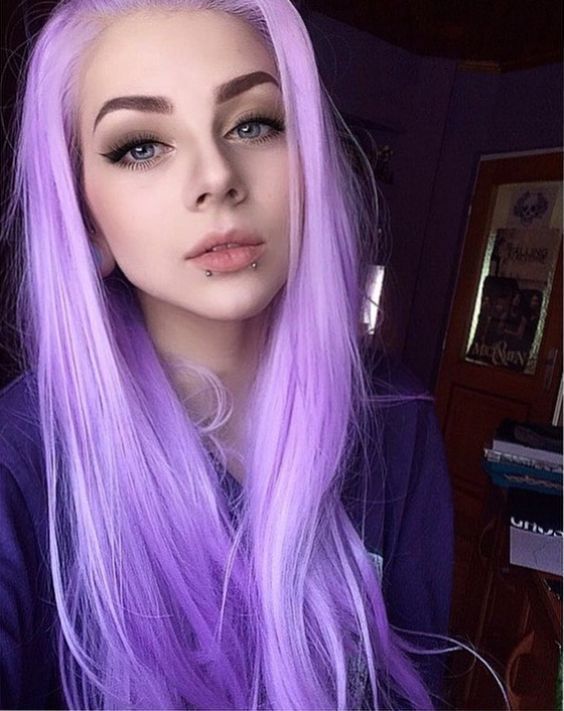 Mild Purple Hair Coloration 2019 -   12 hair Purple iris ideas