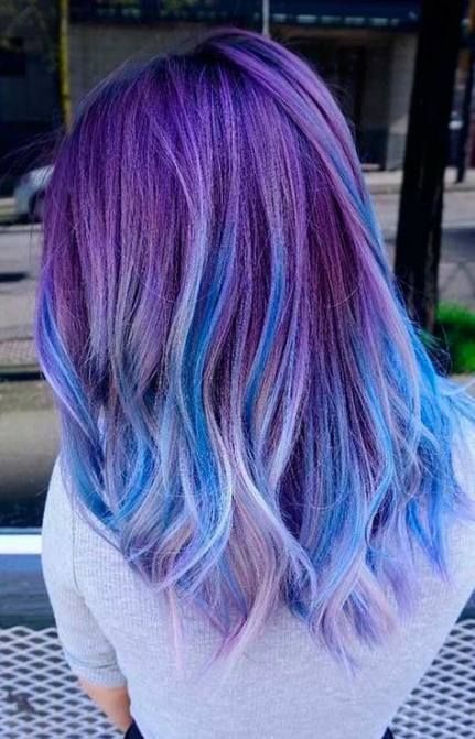 26 Ideas Hair Blonde Purple Awesome For 2019 -   12 hair Purple iris ideas