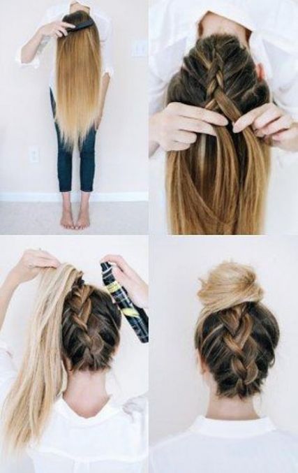 30 Trendy Ideas Hairstyles Long Updo Hairdos -   12 hairstyles Easy every day ideas