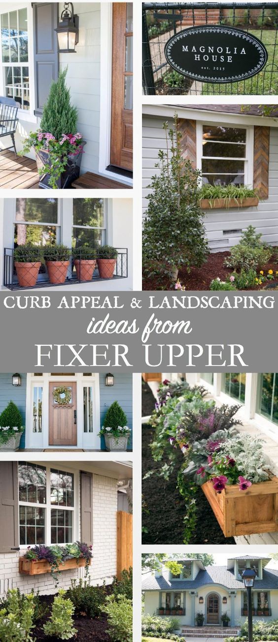 Curb Appeal and Landscaping Ideas from Fixer Upper -   12 plants House curb appeal ideas