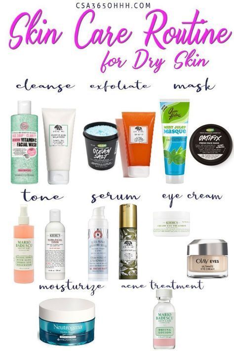 Skin Care Routine for Dry Skin -   12 skin care Dry tips ideas