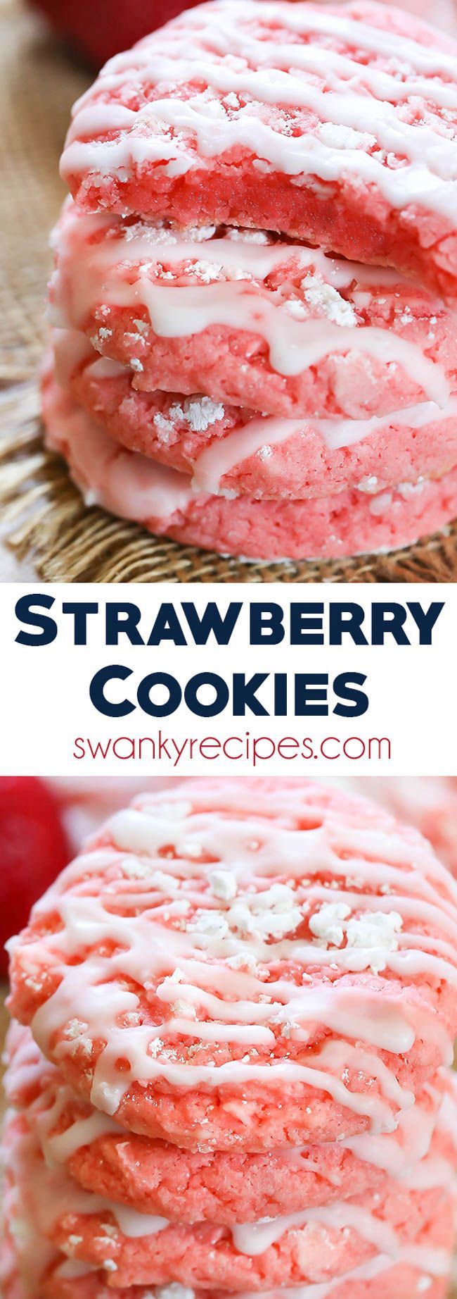 Strawberry Cookies -   12 summer desserts Strawberry ideas