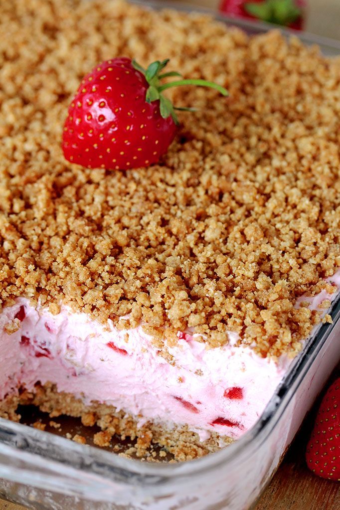Easy Frozen Strawberry Dessert -   12 summer desserts Strawberry ideas