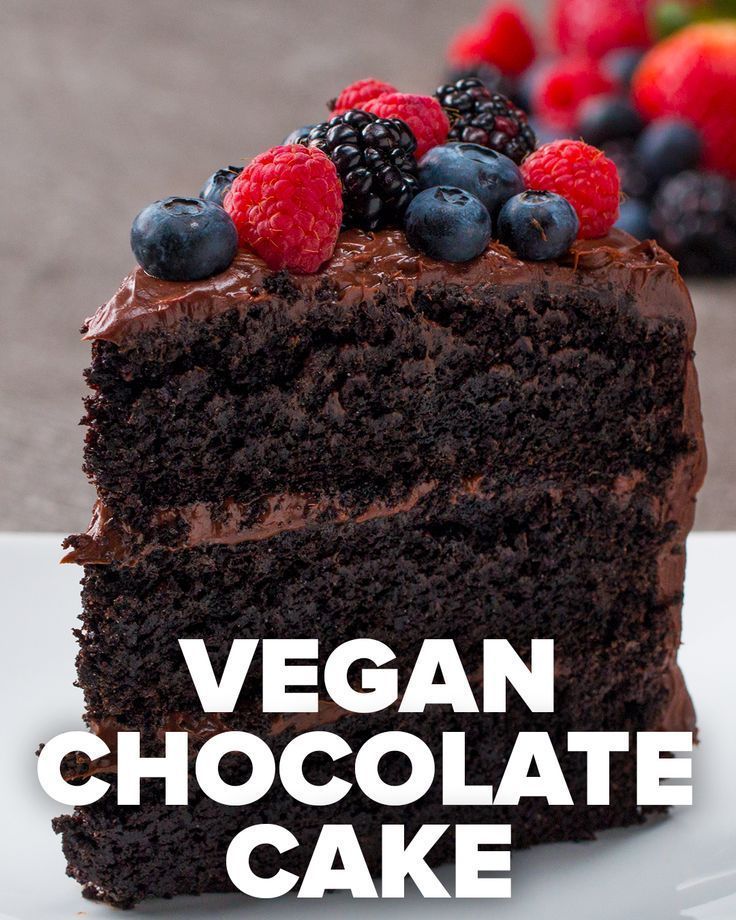 Fudgiest Dairy-Free Chocolate Cake -   13 cake Chocolate vegan ideas
