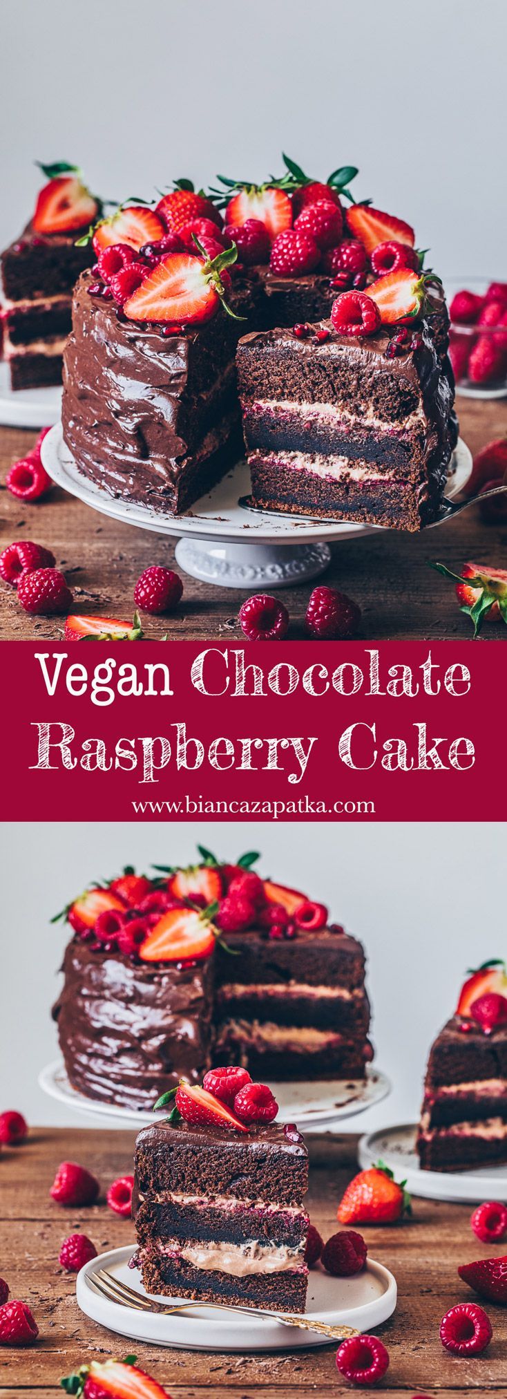 Chocolate Raspberry Cake -   13 cake Chocolate vegan ideas
