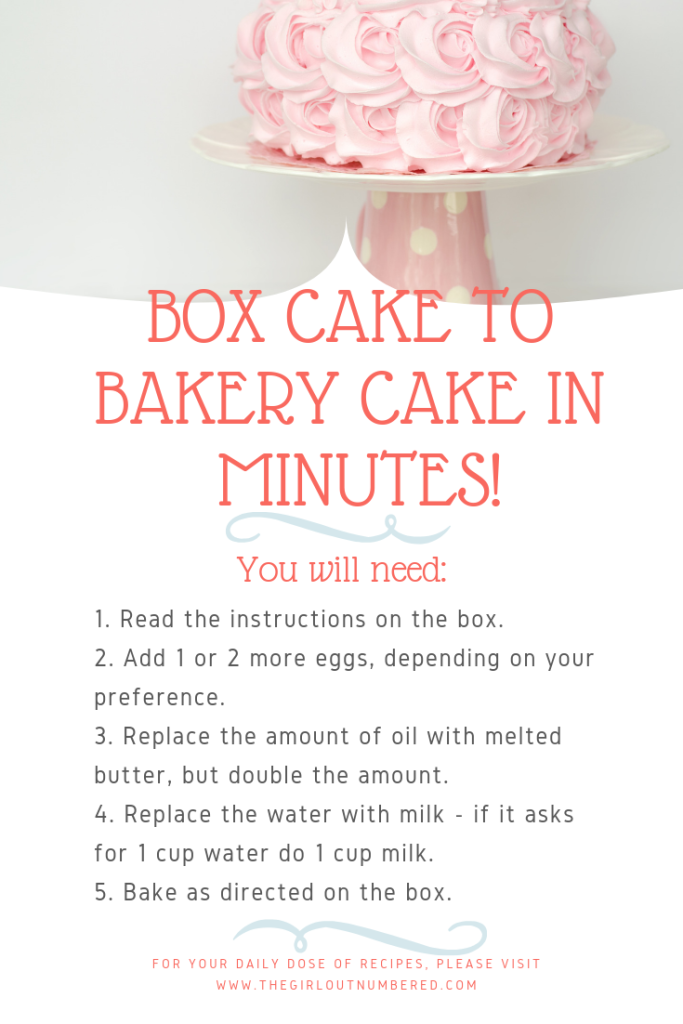 Convert Box Cake Mix to a Bakery Cake In Minutes! -   13 desserts Cake wedding ideas