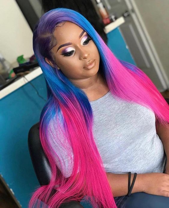 $68.50 - Buy high quality wigs for black women lace front wigs human hair wigs african american wigs -   13 hair Dyed african american ideas