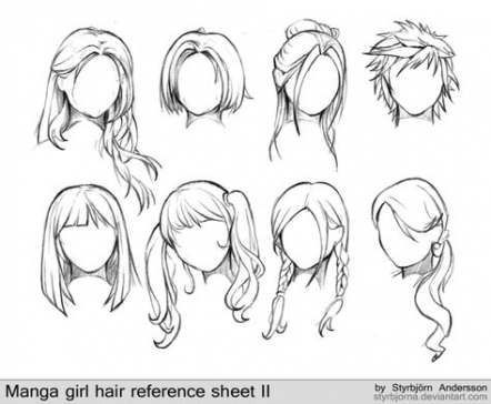 50+ Ideas For Drawing Hair Female Concept Art -   13 hairstyles Drawing manga art ideas