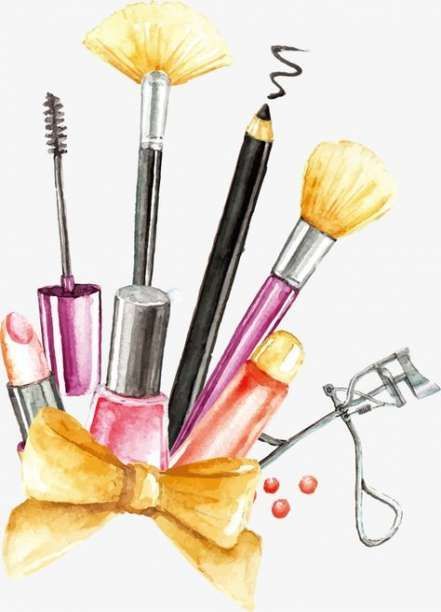 13 makeup Wallpaper drawing ideas