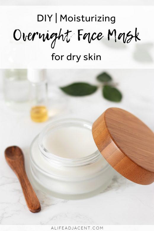 DIY Moisturizing Overnight Face Mask for Dry Skin -   13 skin care Dry facials ideas