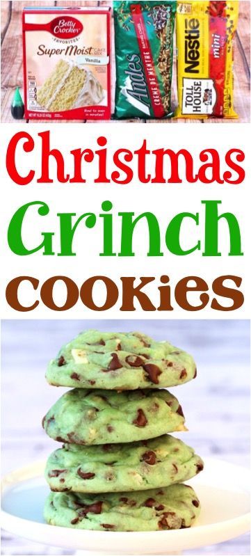 Mint Chocolate Chip Cookies Recipe -   14 cake Christmas 2019 ideas