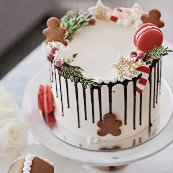 62 Awesome Christmas Cake Decorating Ideas and Designs -   14 cake Christmas 2019 ideas