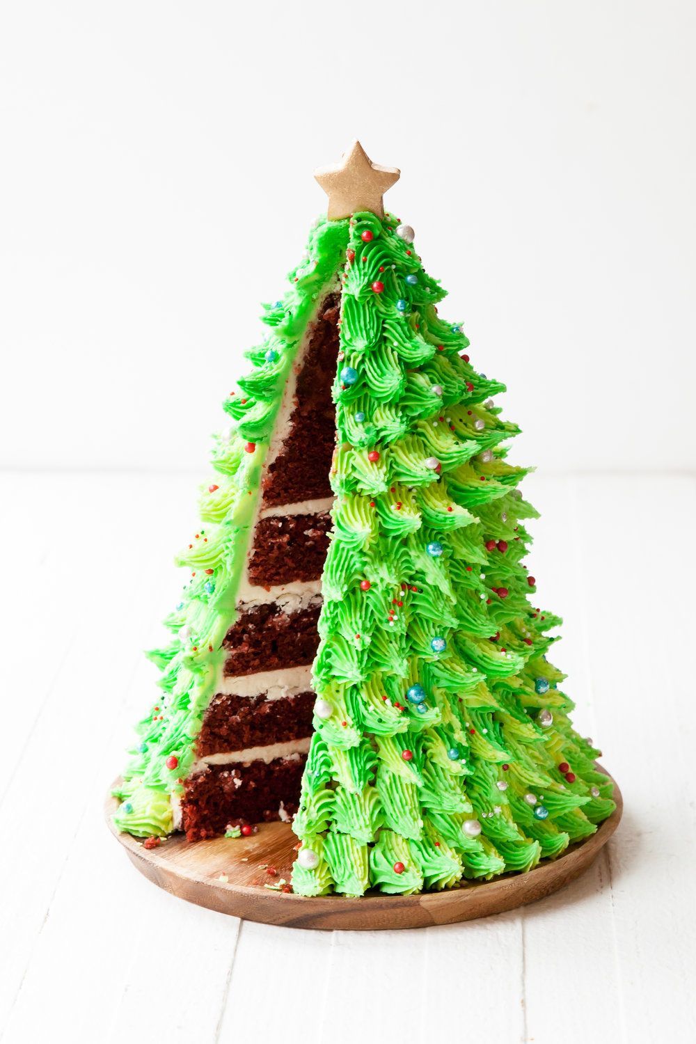 Red Velvet Christmas Tree Cake -   14 cake Christmas 2019 ideas
