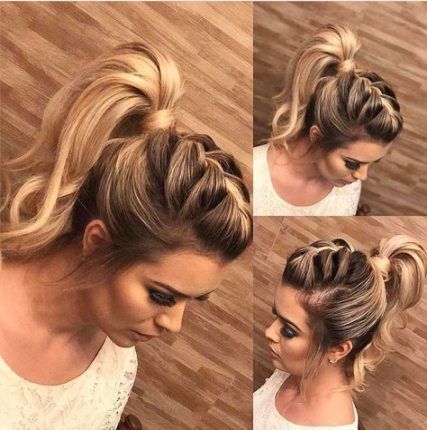 32+ Trendy Braids Updo Hairstyles Up Dos -   14 hairstyles Updo for school ideas