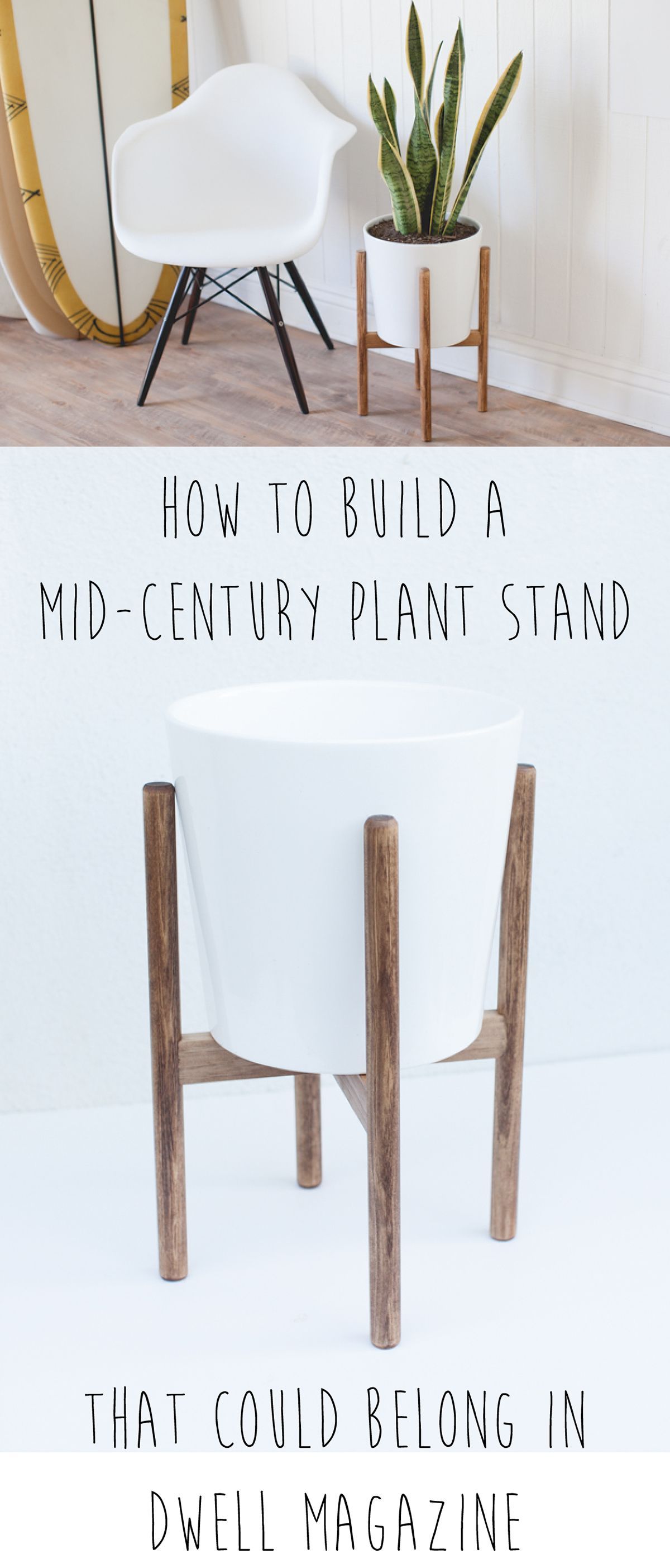 How to Build a Midcentury-Inspired Plant Stand -   14 modern plants Stand ideas