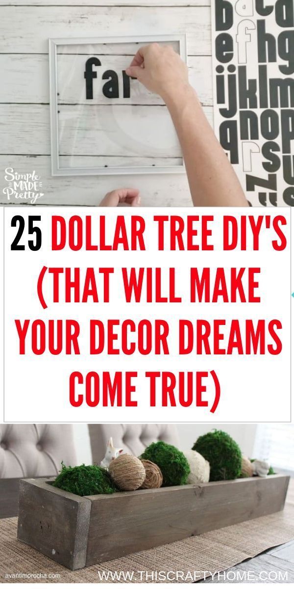 25 DIY Dollar Tree Crafts (That will totally fulfill your farmhouse decor dreams) -   14 room decor Christmas dollar stores ideas