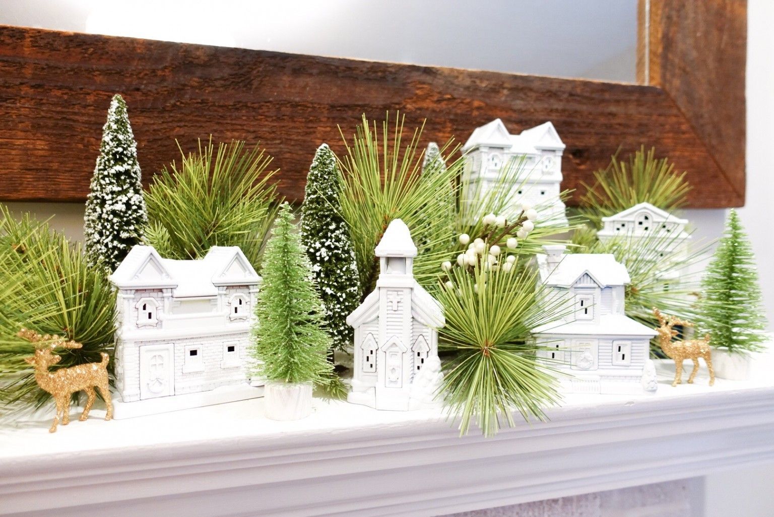 DIY Dollar Store Christmas Village -   14 room decor Christmas dollar stores ideas