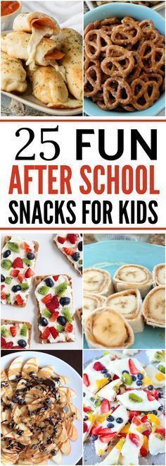 After School Snacks for Kids - 25 Fun AFter School Snacks -   15 diet Snacks for school ideas