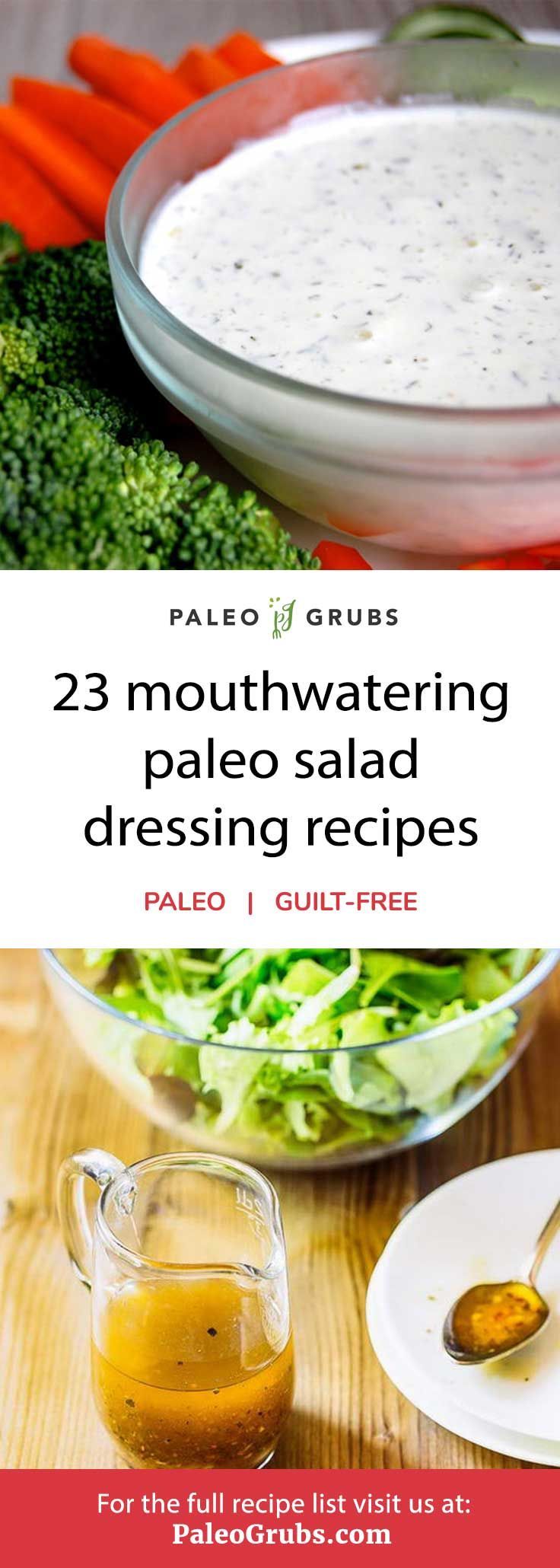 23 Mouthwatering Paleo Salad Dressing Recipes -   15 healthy recipes Salad dressing ideas