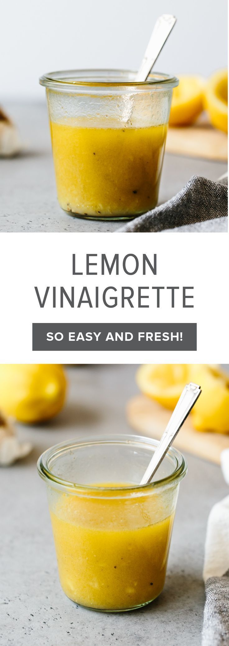 Lemon Vinaigrette -   15 healthy recipes Salad dressing ideas